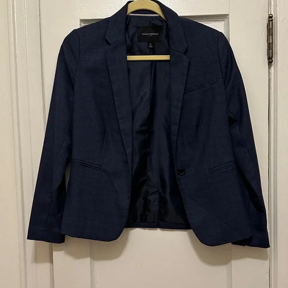 Banana Republic Dark Blue Women’s Blazer - Picture 4 of 9